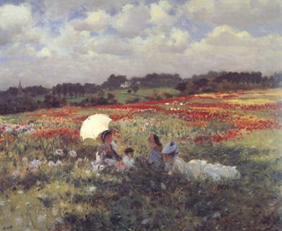 Giuseppe de nittis In the Fields Around London (nn02)